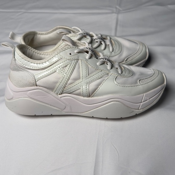Armani Exchange White Chunky Sneakers - Picture 3 of 10